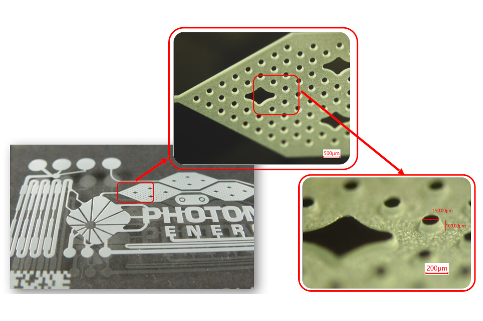 Mikrofluidic Lab-on-a-Chip Mikrobearbeitung mit Ultrakurzpulslaser